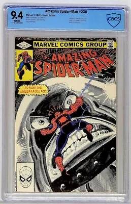 Buy Amazing Spider-Man #230 Marvel 1982 CBCS 9.4 Juggernaut Madame Webb Key • 149.75£