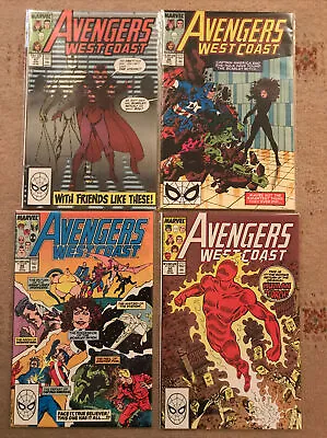 Buy West Coast Avengers Issues 47 48 49 50 John Byrne Art Vintage Marvel Comics 1989 • 19.99£