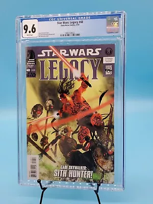 Buy Cgc 9.6 Star Wars Legacy #48 Dark Horse Comics 5/10 White Pages • 47.62£