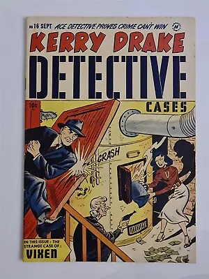 Buy Kerry Drake Detective Cases #16 Vg (4.0) September 1949 Harvey Comics** • 19.99£