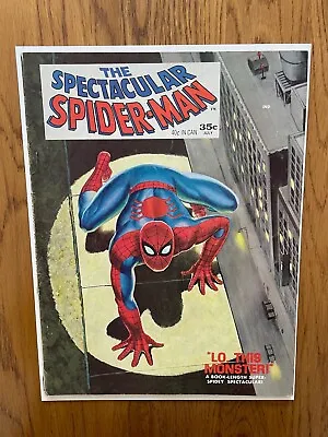Buy Spectacular Spider-Man Magazine 1 (1968) ‘Lo This Monster’ Origin Updated Issue • 50£