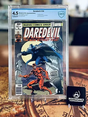 Buy Marvel DAREDEVIL 158 (1979) CBCS 4.5 Frank Miller 1st Art Begins! Death Stalker • 79.15£