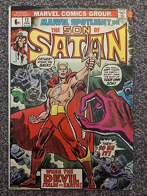Buy Marvel Spotlight 13 Son Of Satan. Marvel 1974. Origin Of Son Of Satan • 7.49£