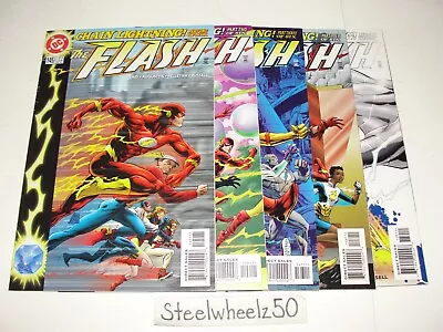 Buy Flash 5 Comic Lot DC 1999 #145 146 147 148 150 Chain Lightning Cobalt Blue RARE • 23.71£