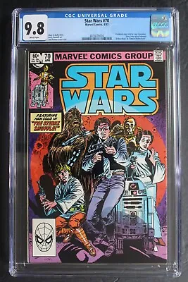Buy Star Wars #70 1st Cameo BOSSK 1983 Luke Leia HAN SOLO Chewbacca CAST-c CGC 9.8 • 189.24£