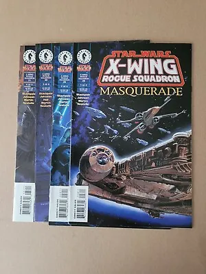 Buy Star Wars X-wing Rogue  Squadron Masquerade #1 2 3 & 4 Complete Set Dh 1998 • 10£