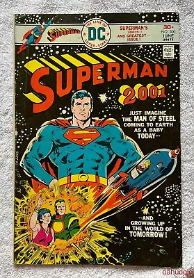 Buy DC SUPERMAN #300 1st Series Mark Jewelers Variant June 1976 VF* • 11.82£