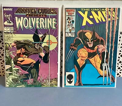 Buy Wolverine Comics Marvel Comics Presents Wolverine 1 And Uncanny X Men 207 • 19.95£