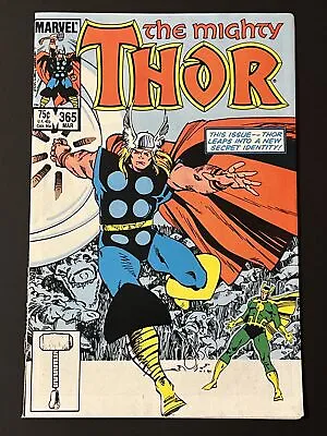 Buy Thor #365 VF 1986 1st Throg MARVEL  Newsstand • 11.98£