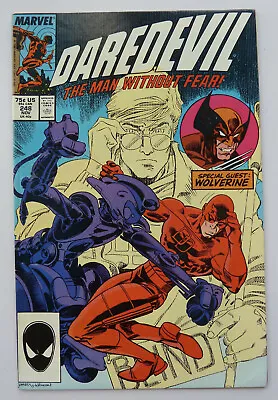 Buy Daredevil #248 - Wolverine - Marvel Comics November 1987 FN+ 6.5 • 5.25£