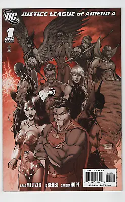 Buy Justice League Of America 1 4th Print Variant Michael Turner Cover 2007 DC Comic • 39.49£