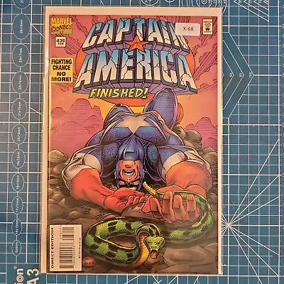 Buy Captain America #436 Vol. 1 8.0+ Marvel Comic Book X-68 • 2.77£