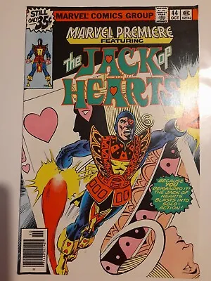 Buy Marvel Premiere #44 Oct 1978 VGC 4.0 First Solo Story Featuring Jack Of Hearts • 3.50£