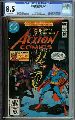 Buy Action Comics #521 Cgc 8.5 Ow Pages // 1st Appearance Vixen Superman Story • 94.65£