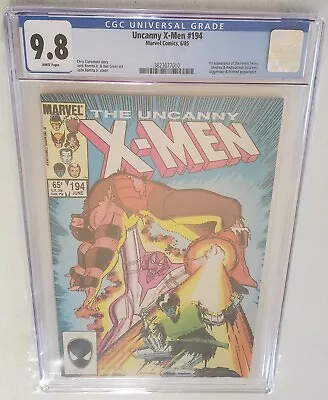 Buy Uncanny X-Men 194 CGC 9.8 1st Appearance Fenris Twins  Marvel Comics 1985 D • 71.96£