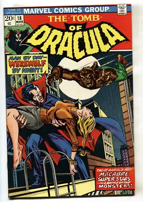 Buy Tomb Of Dracula #18 1973 Werewolf By Night Marvel Comic Book • 180.96£