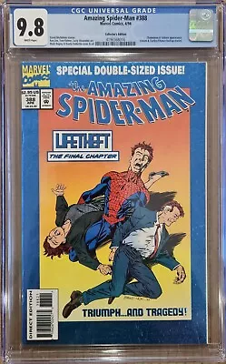 Buy Amazing Spider-Man #388 Collector's Edition CGC 9.8 Marvel 1994 • 59.96£