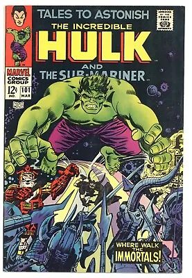 Buy Tales To Astonish   # 101     NEAR MINT-    Feb. 1968  Hulk Story Continued In I • 182.07£