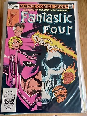Buy Fantastic Four #257 - 1983 - Galactus, Death, Nova • 9.99£
