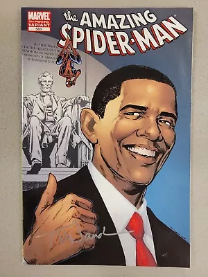 Buy Amazing Spider-man #583 5th Print Barack Obama Variant - Signed By Todd Nauck* • 16.06£