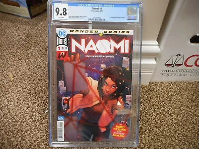 Buy Naomi 1 Cgc 9.8 DC 2019 1st Appearance Of Naomi McDuffie Wonder Comics NM MINT  • 71.95£