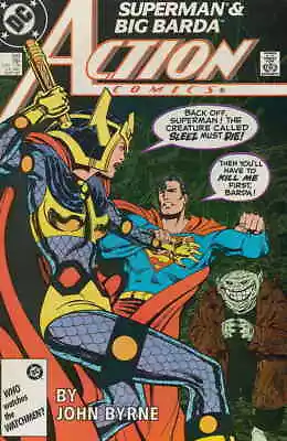 Buy Action Comics #592 FN; DC | Superman John Byrne Big Barda Sleez - We Combine Shi • 3.94£