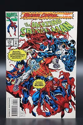 Buy Amazing Spider-Man (1963) #379 Mark Bagley Cover Maximum Carnage Part 7 VF/NM • 3.94£