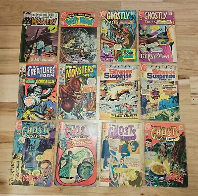 Buy 12 Issues 1960s-70s Horror Charlton Comics + Marvel 3 & 5 + D C House Of Mystery • 94.84£