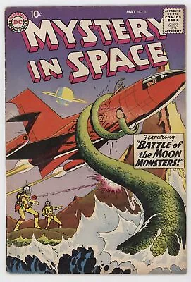 Buy Mystery In Space 51 DC 1959 FN Gil Kane Moon Monster Alien Tentacle • 57.17£