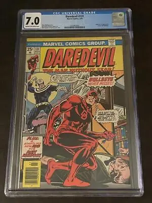 Buy Daredevil 131 CGC 7.0 Origin 1st Bullseye 3/1976 Wolfman Buckler • 239.86£