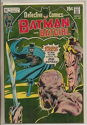 Buy DC Comics Batman In Detective #409 March 1971 Batgirl VF • 27.50£