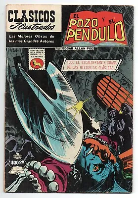 Buy CLASICOS ILUSTRADOS #M-3 El Pozo Y El Péndulo, La Prensa Mexican Comic 1981 • 6.41£