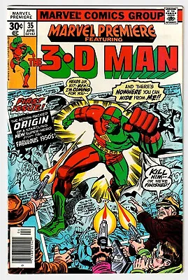 Buy Marvel Premiere -  3-D Man, Issue #35,  1977 • 5.51£