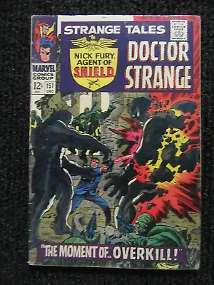 Buy Strange Tales #151 December 1966  1st Marvel Work By Steranko!! See Pics!! • 19.77£