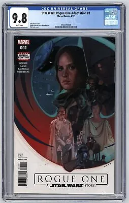 Buy Star Wars Br Rogue One Adaptation #1 ~ CGC 9.8 ~ 1st App. Of Cassian Andor • 127.22£
