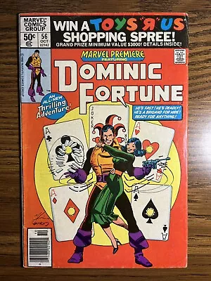 Buy Marvel Premiere 56 Newsstand 1st Appearance Of Dominic Fortune Marvel 1980 • 4.72£
