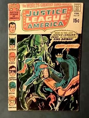 Buy Justice League Of America- 87,88&89      Nice Set/Lot      Neal Adams • 26.02£