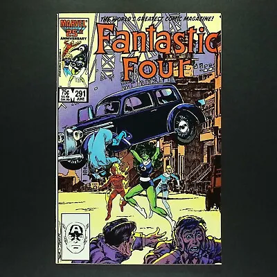 Buy Fantastic Four #291 | Marvel 1986 | Action Comics #1 Homage | NM- • 7.09£