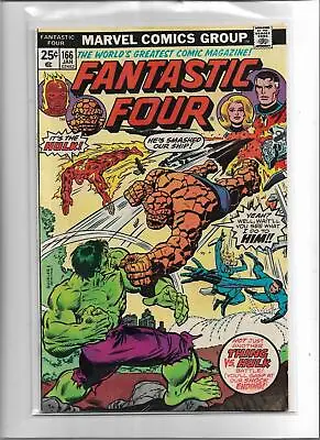Buy Fantastic Four #166 1976 Fine 6.0 2667 Hulk • 7.88£