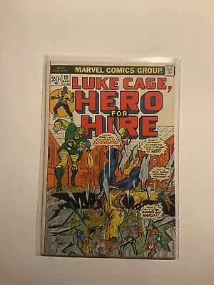 Buy Hero For Hire 12 Near Mint Nm First Chemistro Marvel • 15.82£