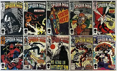 Buy Spectacular Spider-Man 101-164 + Annual 4-9 Run Marvel 1985 Lot Of 67 NM-M • 364.47£
