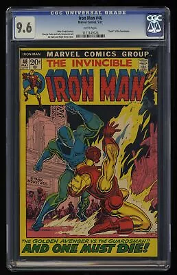 Buy Iron Man #46 CGC NM+ 9.6 White Pages Marvel 1972 • 148.63£