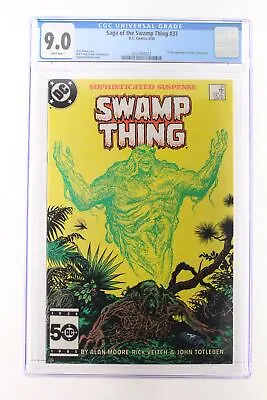 Buy Saga Of The Swamp Thing #37 - D.C. Comics 1985 CGC 9.0 1st Full Appearance Of Jo • 237.10£