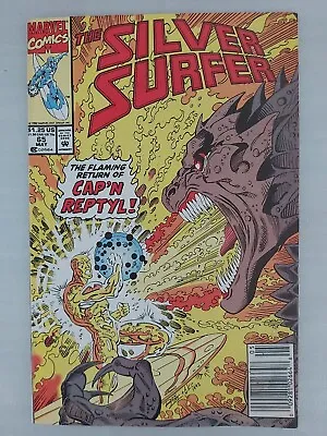 Buy Silver Surfer #65 Cap'n Reptyl Fn+/ VFn- 1992 Marvel • 1.25£