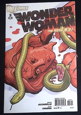 Buy Wonder Woman #3 New 52 DC Comics Brian Azzarello NM • 3.99£