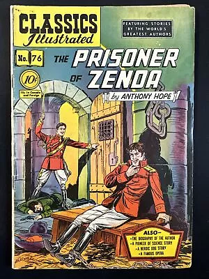 Buy The Prisoner Of Zenda #75 Original HRN 75 1st Edition Classic Illustrated Good • 10.25£