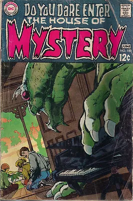Buy HOUSE OF MYSTERY #180 (1969) DC Comics Berni Wrightson Gil Kane Wally Wood VG+ • 19.76£