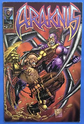 Buy Araknis No. #2 July 1996 1st Printing Mystic Comics VG/G • 3£