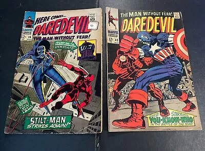 Buy Marvel Comics Daredevil Man Without Fear #26 + #43 Cap America • 25.46£