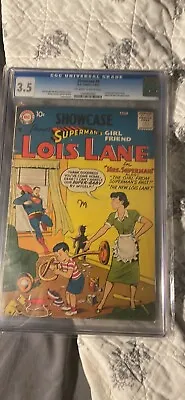 Buy Showcase #9 CGC 3.5 (OW-W) 1st Lois Lane Tryout Issue • 592.96£